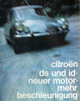 Citroen DS 19 Modelprogram 1965 Carbrochure (2530)